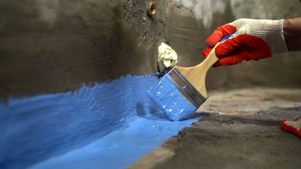 Commercial Waterproofing project at a Glenwood, MN business property by SJ Waterproofing Pros